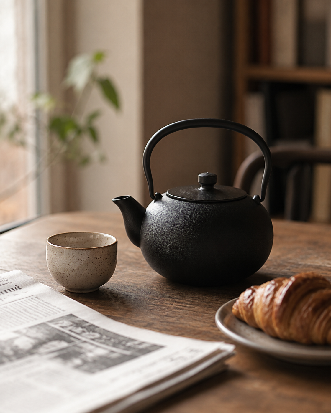 Foto van de theepot