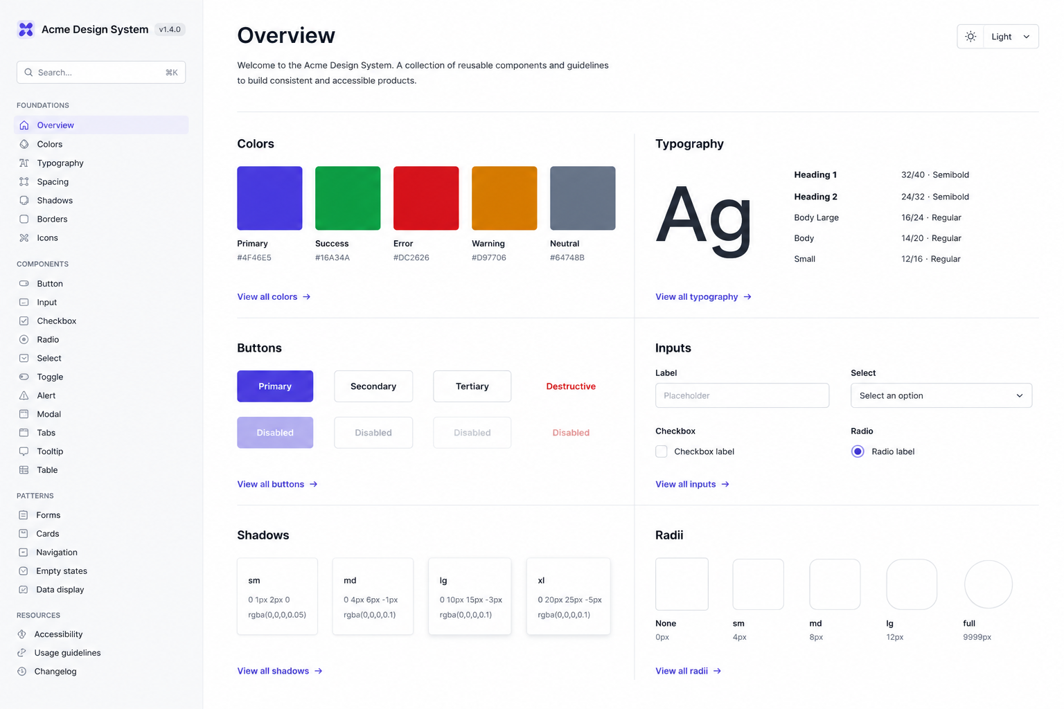 Voorbeeld design system